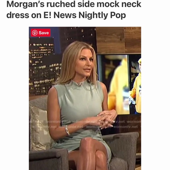 Alexander Wang ruched side mock neck‎ teal jersey mini dress Sz S/M - Picture 13 of 14